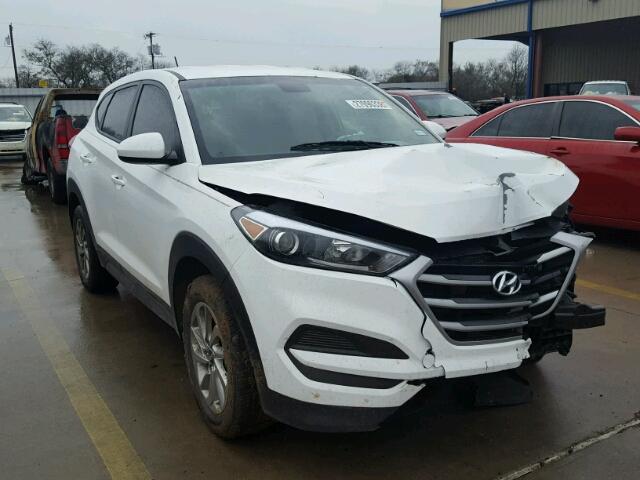 KM8J23A45HU546620 - 2017 HYUNDAI TUCSON SE WHITE photo 1