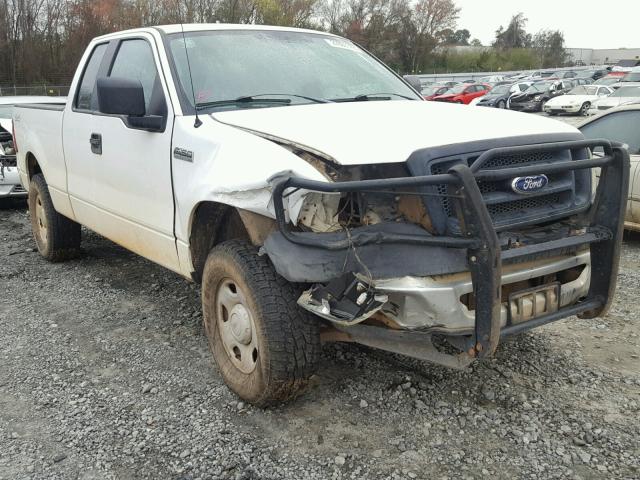 1FTRX14W87FB76129 - 2007 FORD F150 WHITE photo 1