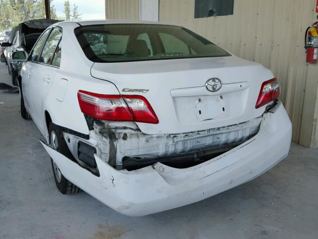 4T1BE46K39U910138 - 2009 TOYOTA CAMRY BASE WHITE photo 3