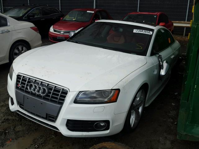 WAUVVAFR8BA039979 - 2011 AUDI S5 PRESTIG WHITE photo 2