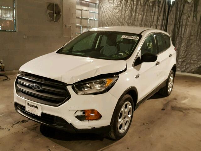 1FMCU0F76HUA45062 - 2017 FORD ESCAPE S WHITE photo 2