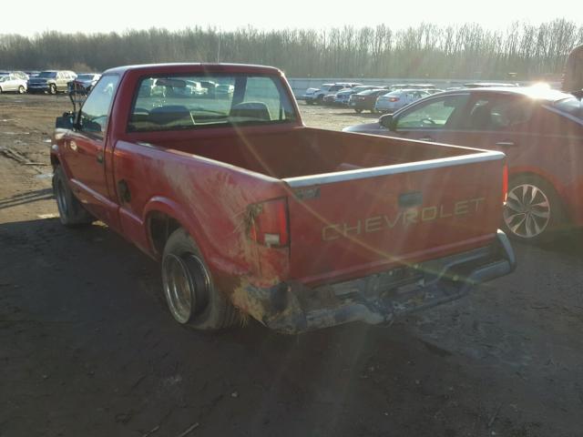 1GCCS1449R8167658 - 1994 CHEVROLET S TRUCK S1 RED photo 3