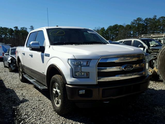 1FTEW1EG4GKF75281 - 2016 FORD F150 SUPER WHITE photo 1