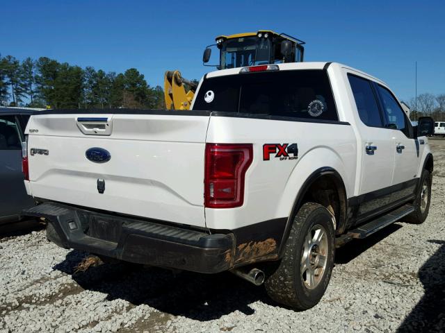 1FTEW1EG4GKF75281 - 2016 FORD F150 SUPER WHITE photo 4