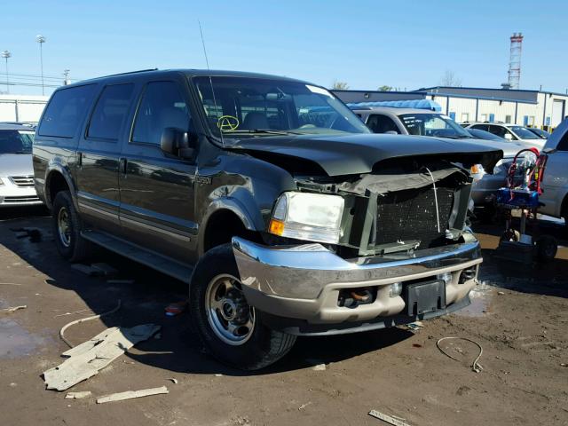 1FMSU43F42EC75425 - 2002 FORD EXCURSION GREEN photo 1