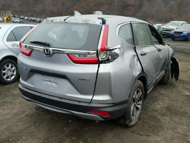 5J6RW6H31HL001315 - 2017 HONDA CR-V LX SILVER photo 4