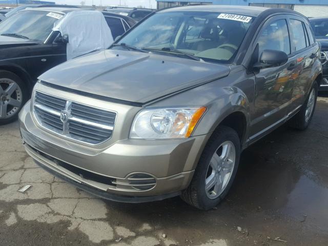 1B3HB48BX8D637736 - 2008 DODGE CALIBER SX TAN photo 2