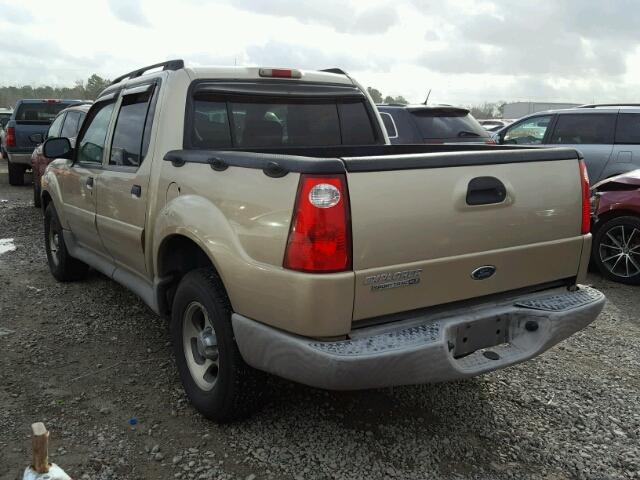 1FMZU67EX3UC58857 - 2003 FORD EXPLORER S GOLD photo 3