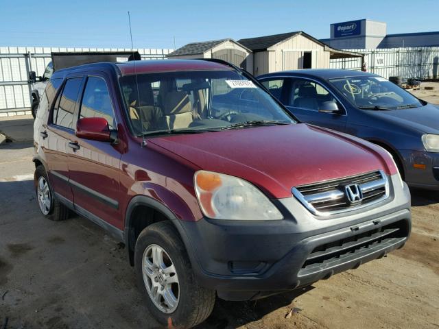 SHSRD78844U245785 - 2004 HONDA CR-V EX BURGUNDY photo 1