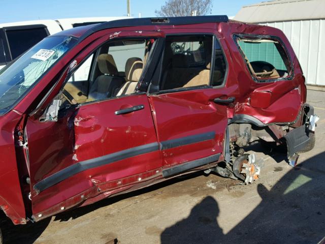 SHSRD78844U245785 - 2004 HONDA CR-V EX BURGUNDY photo 10