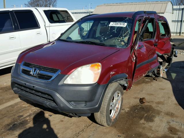 SHSRD78844U245785 - 2004 HONDA CR-V EX BURGUNDY photo 2