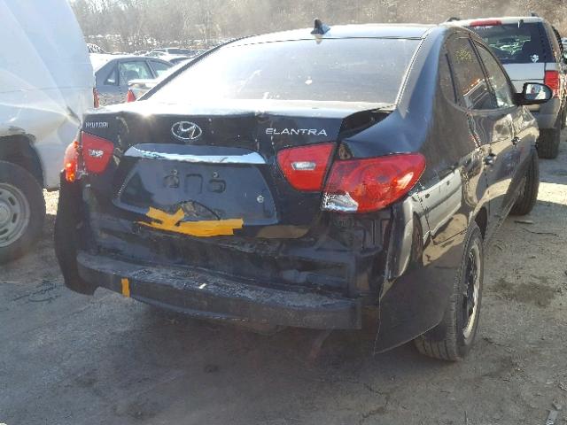 KMHDU4AD3AU874489 - 2010 HYUNDAI ELANTRA BL BLACK photo 4