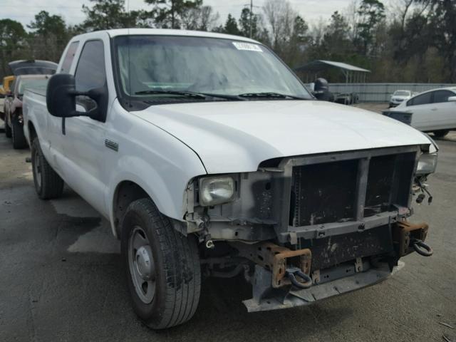 1FTNX20556ED47439 - 2006 FORD F250 SUPER WHITE photo 1