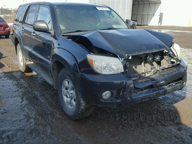 JTEBU14R38K004325 - 2008 TOYOTA 4RUNNER SR BLACK photo 1