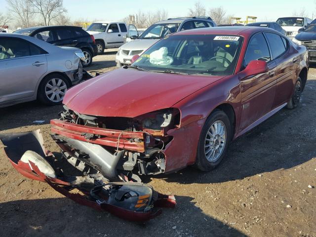 2G2WS522141352910 - 2004 PONTIAC GRAND PRIX RED photo 2