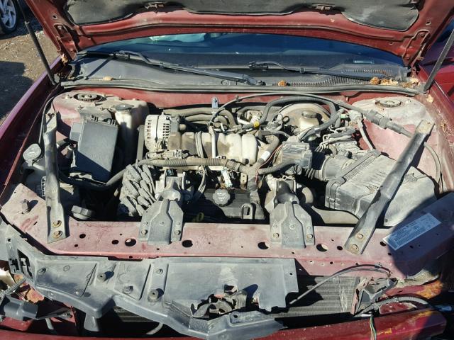 2G2WS522141352910 - 2004 PONTIAC GRAND PRIX RED photo 7