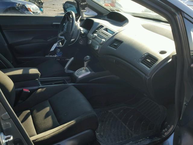 2HGFA16659H302497 - 2009 HONDA CIVIC GRAY photo 5