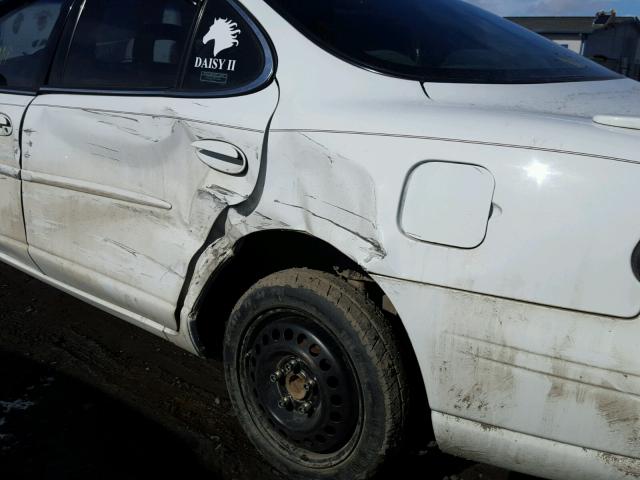 1G2WJ52M5XF292888 - 1999 PONTIAC GRAND PRIX WHITE photo 9