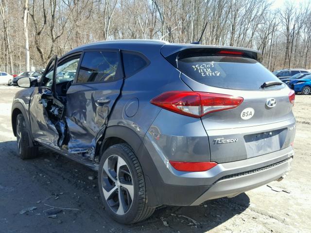 KM8J33A24GU192678 - 2016 HYUNDAI TUCSON LIM GRAY photo 3