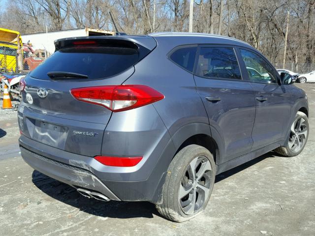 KM8J33A24GU192678 - 2016 HYUNDAI TUCSON LIM GRAY photo 4