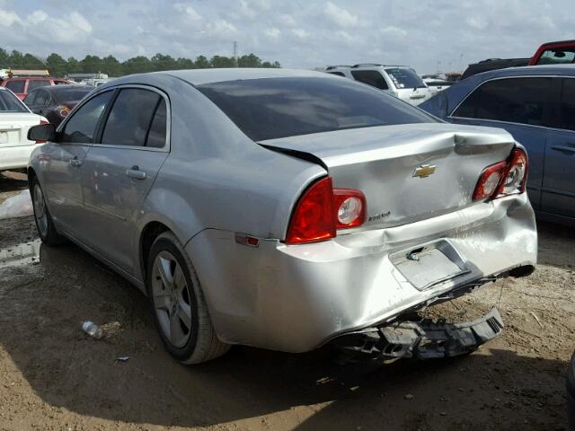 1G1ZA5EB0AF174749 - 2010 CHEVROLET MALIBU LS ვერცხლისფერი ფოტო 3