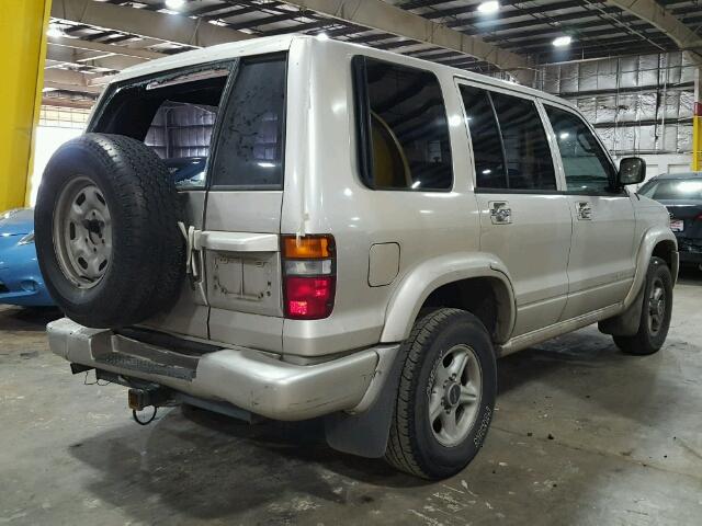 JACDJ58X1X7916439 - 1999 ISUZU TROOPER S BEIGE photo 4