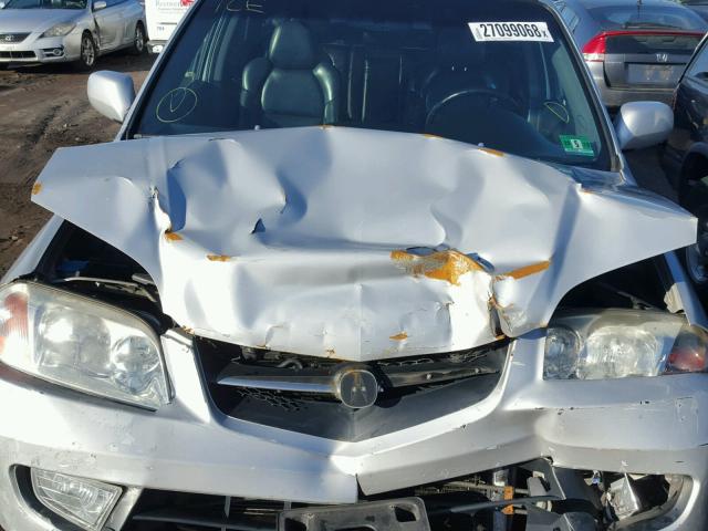 2HNYD18261H531567 - 2001 ACURA MDX SILVER photo 7