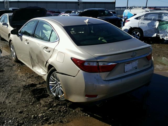 JTHBK1GG3D2076221 - 2013 LEXUS ES 350 GOLD photo 3