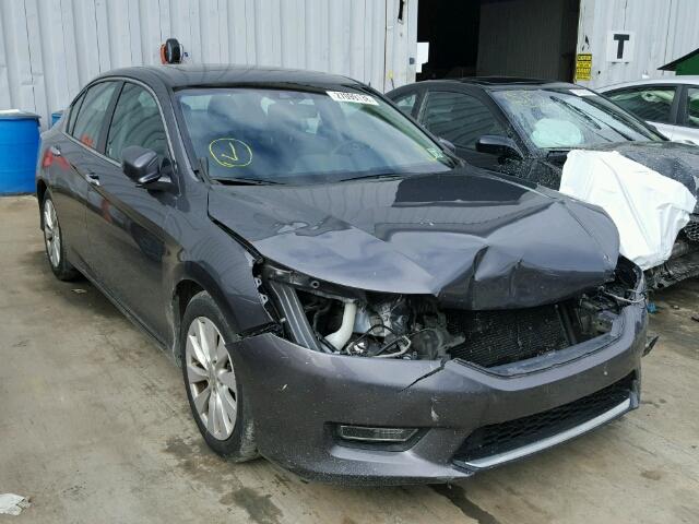 1HGCR2F83DA158703 - 2013 HONDA ACCORD EXL SILVER photo 1