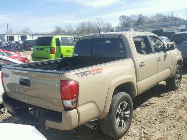 3TMCZ5AN1HM071548 - 2017 TOYOTA TACOMA DOU TAN photo 4