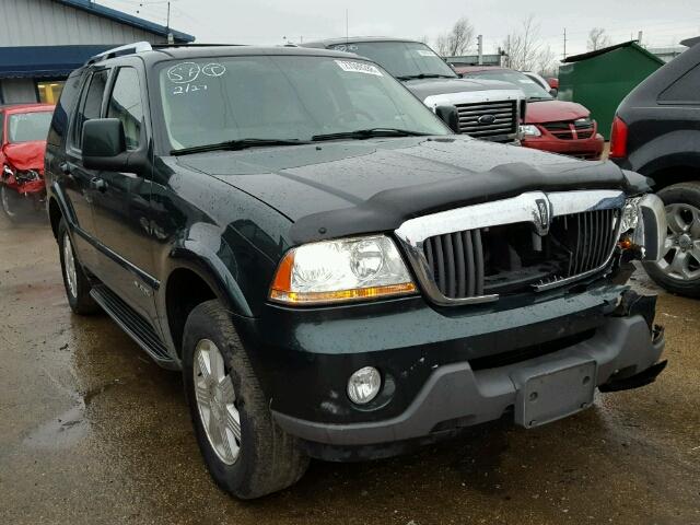 5LMEU78H93ZJ50226 - 2003 LINCOLN AVIATOR GREEN photo 1