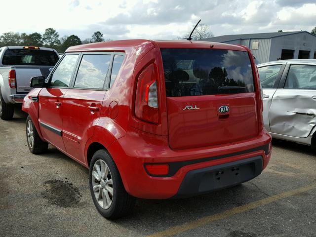 KNDJT2A62D7607525 - 2013 KIA SOUL + RED photo 3