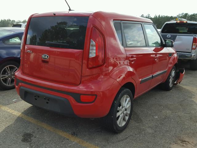 KNDJT2A62D7607525 - 2013 KIA SOUL + RED photo 4