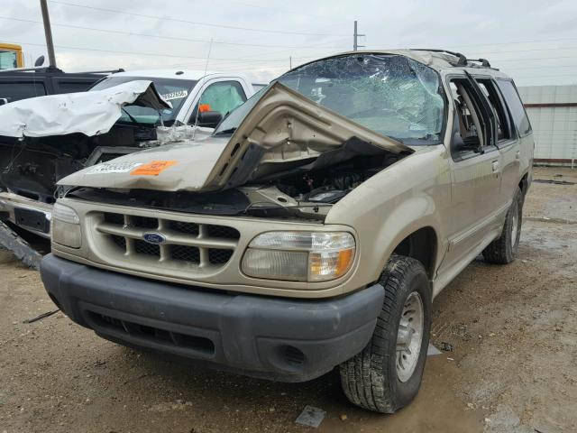 1FMZU62X1YZB85896 - 2000 FORD EXPLORER X GOLD photo 2