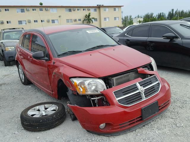 1C3CDWDA1CD527442 - 2012 DODGE CALIBER SX RED photo 1