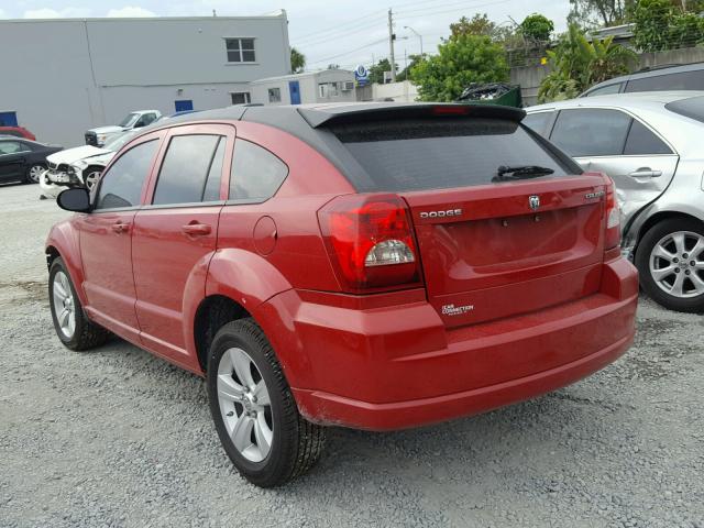 1C3CDWDA1CD527442 - 2012 DODGE CALIBER SX RED photo 3