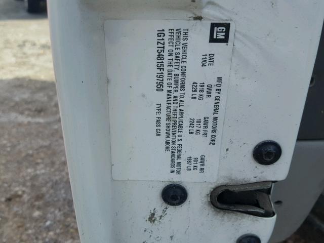 1G1ZS58F58F138917 - 2008 CHEVROLET MALIBU LS ვერცხლისფერი ფოტო 10