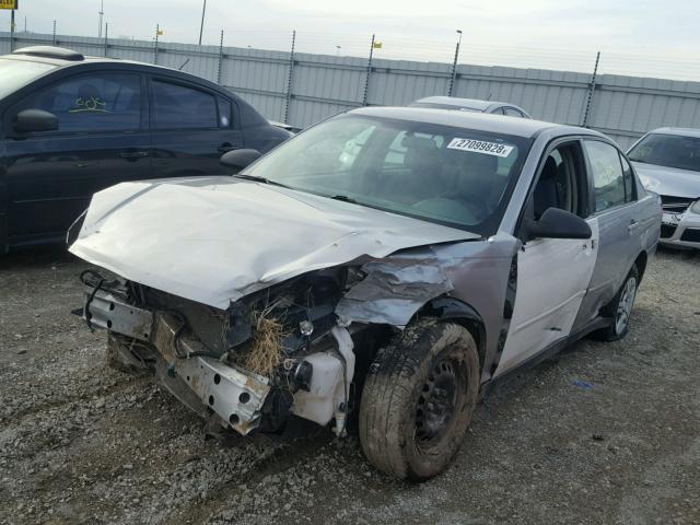 1G1ZS58F58F138917 - 2008 CHEVROLET MALIBU LS ვერცხლისფერი ფოტო 2