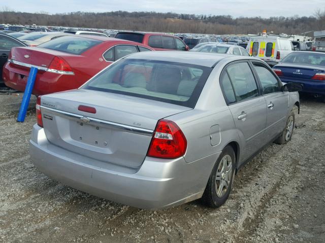 1G1ZS58F58F138917 - 2008 CHEVROLET MALIBU LS ვერცხლისფერი ფოტო 4
