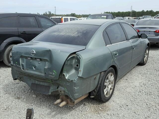 1N4AL11D56N427548 - 2006 NISSAN ALTIMA S GREEN photo 4