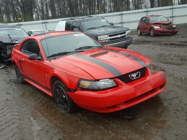 1FAFP40482F108615 - 2002 FORD MUSTANG RED photo 1