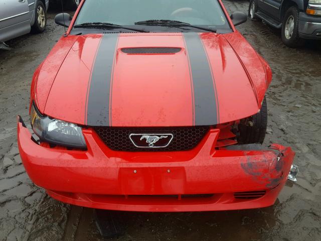 1FAFP40482F108615 - 2002 FORD MUSTANG RED photo 7