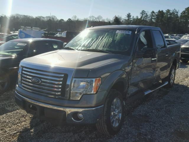 1FTEW1CM5CFB06003 - 2012 FORD F150 SUPER GRAY photo 2