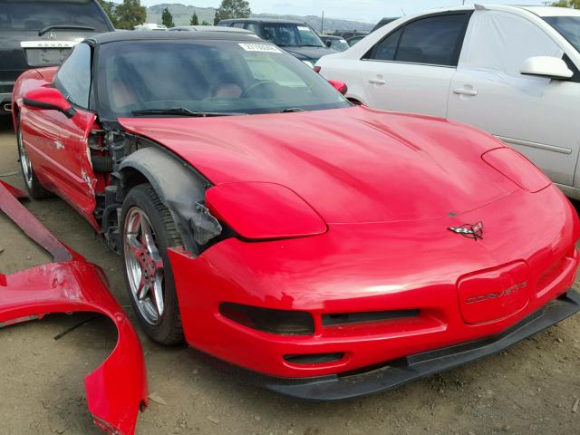 1G1YY22G0V5108073 - 1997 CHEVROLET CORVETTE RED photo 1