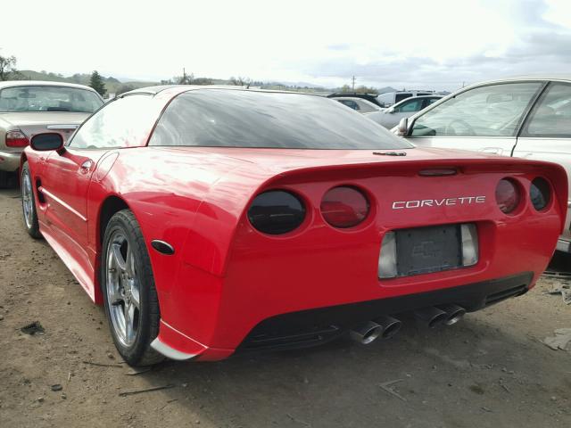 1G1YY22G0V5108073 - 1997 CHEVROLET CORVETTE RED photo 3