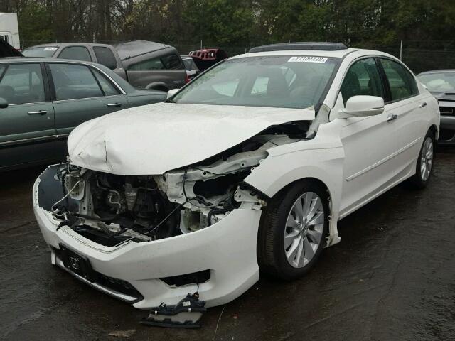 1HGCR3F83DA044013 - 2013 HONDA ACCORD EXL WHITE photo 2