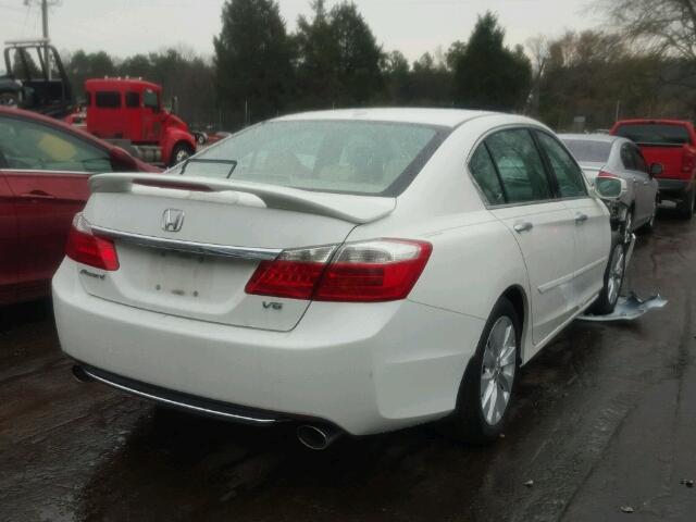 1HGCR3F83DA044013 - 2013 HONDA ACCORD EXL WHITE photo 4