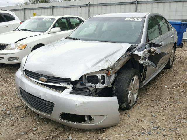 2G1WB5EK2B1281620 - 2011 CHEVROLET IMPALA LT SILVER photo 2