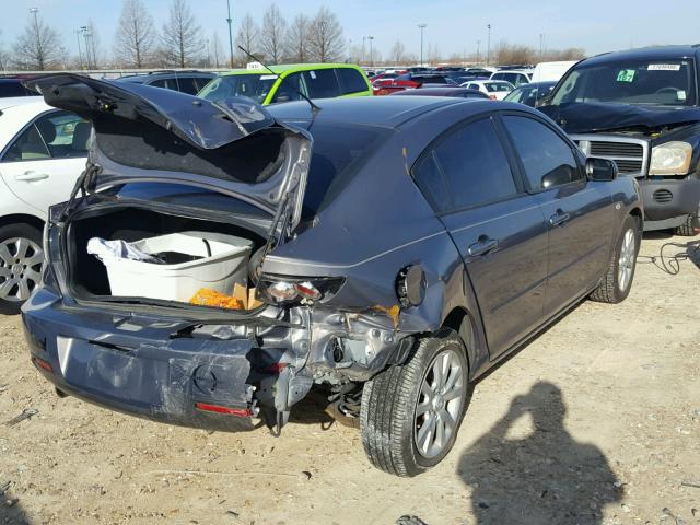 JM1BK12F671667296 - 2007 MAZDA 3 I GRAY photo 4