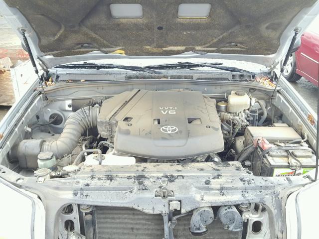 JTEZU14R558024874 - 2005 TOYOTA 4RUNNER SR SILVER photo 7